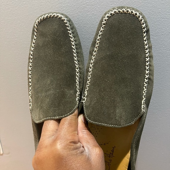 Cole Haan Driving Loafers shoes Green Sz 10 - Picture 2 of 15